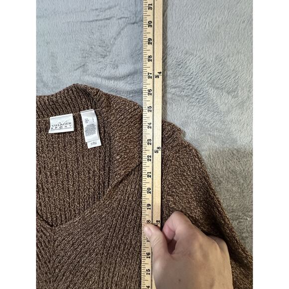 Cozy Brown Sweater Cardigan - Picture 6 of 7
